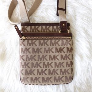 Michael Kors Monogram Canvas Crossbody Bag